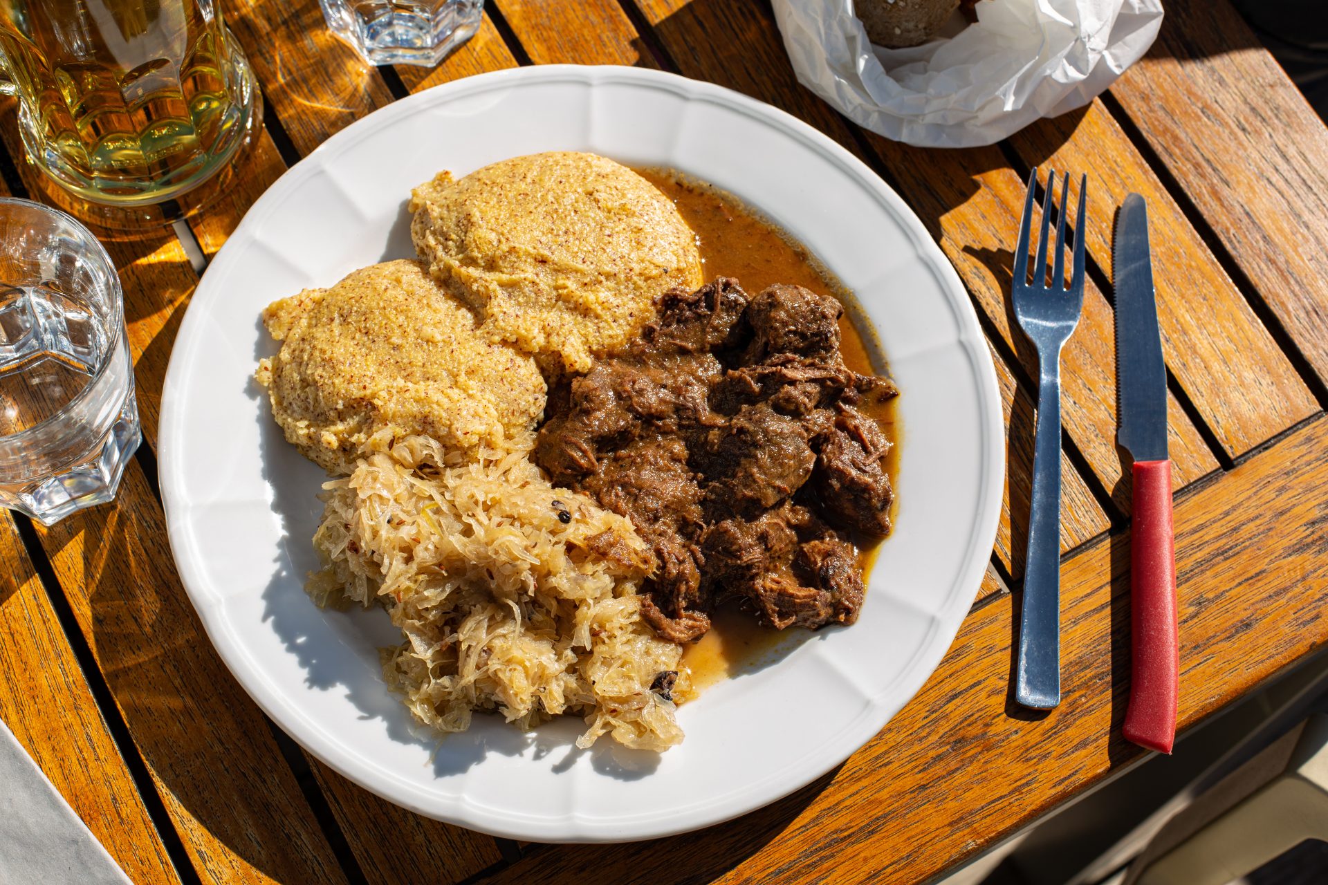 Polenta e cervo